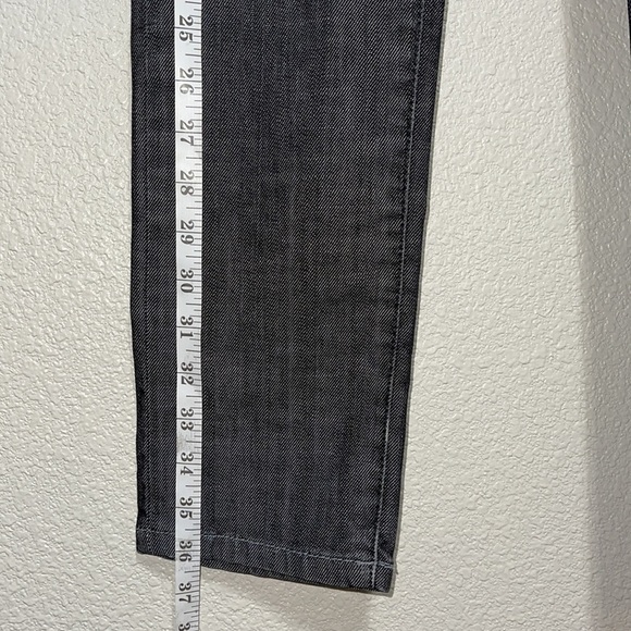 GUESS Premium Woman Black Metallic Venice Stretch Jean Size 24 - Picture 4 of 12